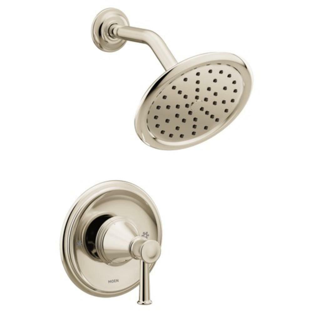 One Handle Single Function Shower Faucet In Polished Nickel (Trim Only) Bathroom Faucets Polished Nickel