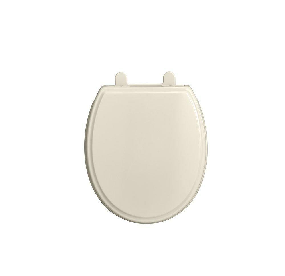 Round Closed Front Toilet Seat In Linen Toilet Seat & Bidet Seats Linen