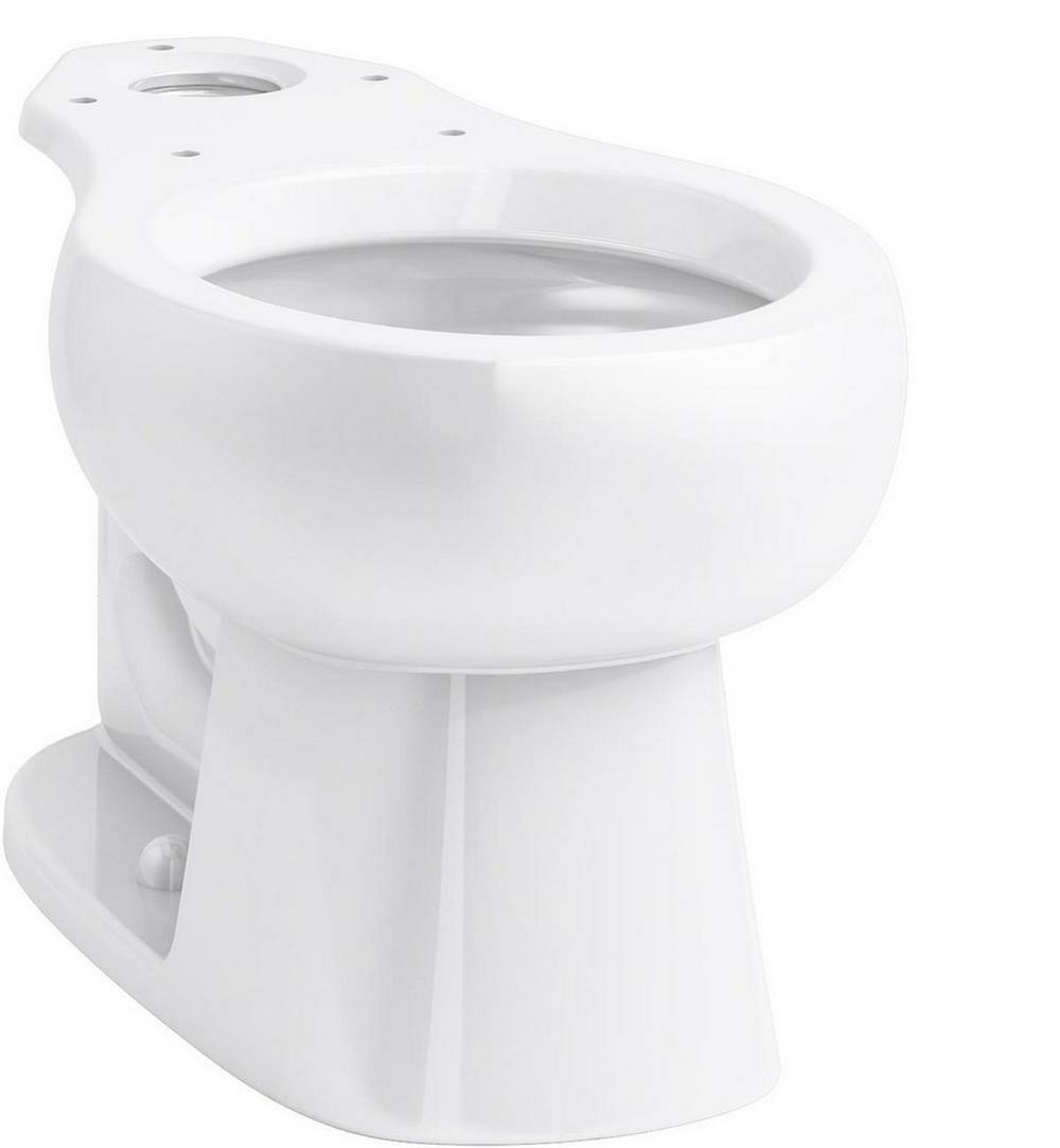 Round Toilet Bowl In White Residential Toilets White