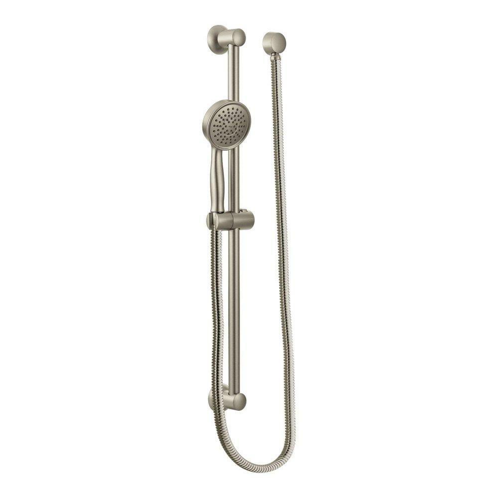 Single Function Hand Shower In Brushed Nickel Bathroom Faucets Brushed Nickel