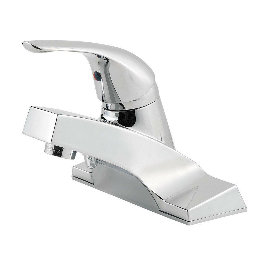 Single Handle Centerset Bathroom Sink Faucet In Polished Chrome Bathroom Faucets Polished Chrome