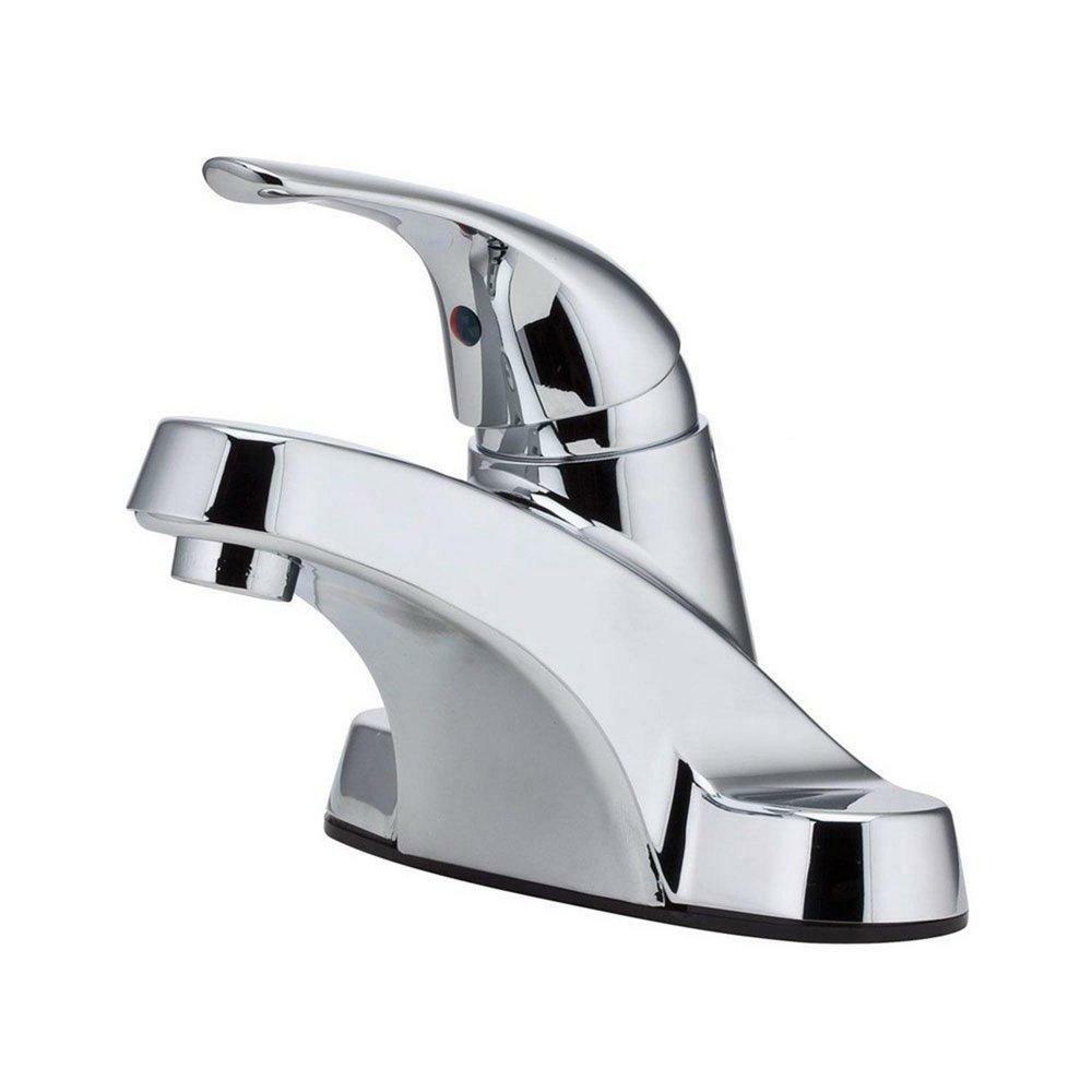 Single Handle Centerset Bathroom Sink Faucet In Polished Chrome Bathroom Faucets Polished Chrome