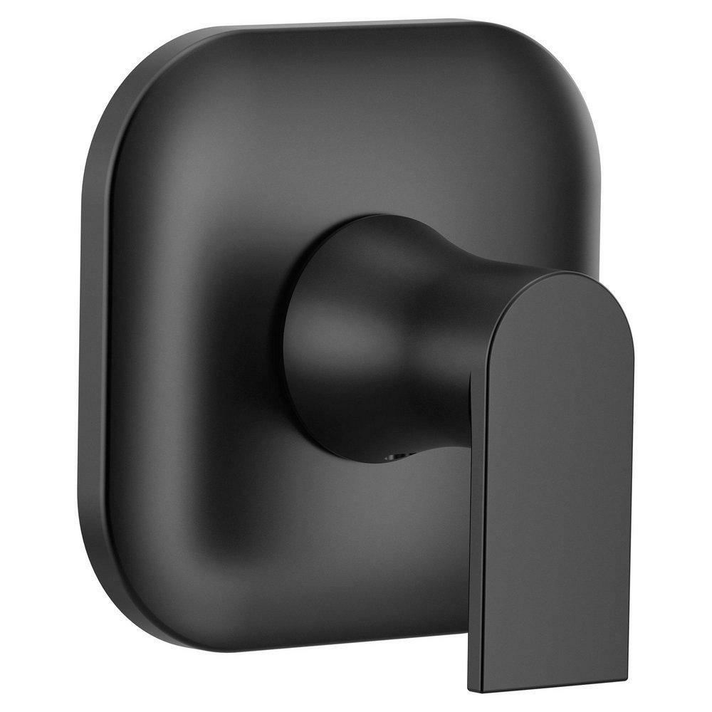 Single Handle Diverter Valve Trim In Matte Black Bathroom Faucets Matte Black