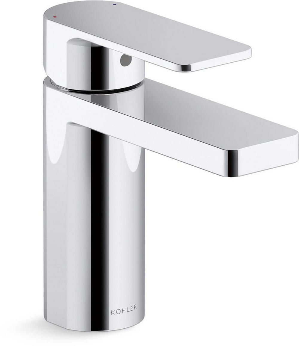 Single Handle Monoblock Bathroom Sink Faucet In Polished Chrome Bathroom Faucets Polished Chrome