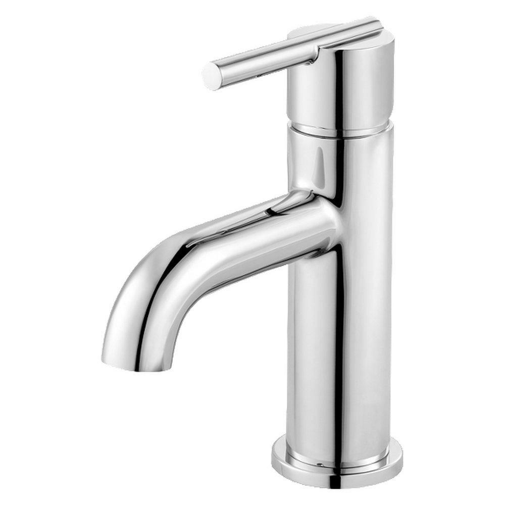 Single Handle Monoblock Bathroom Sink Faucet In Polished Chrome Bathroom Faucets Polished Chrome