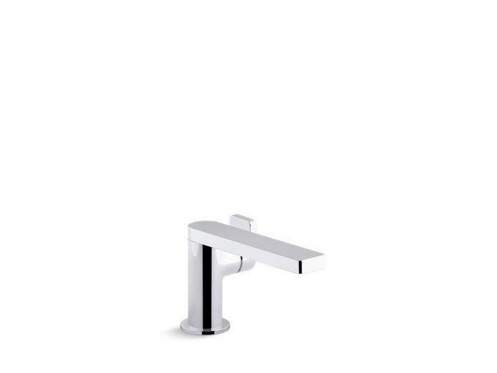 Single Handle Monoblock Bathroom Sink Faucet In Polished Chrome Bathroom Faucets Polished Chrome