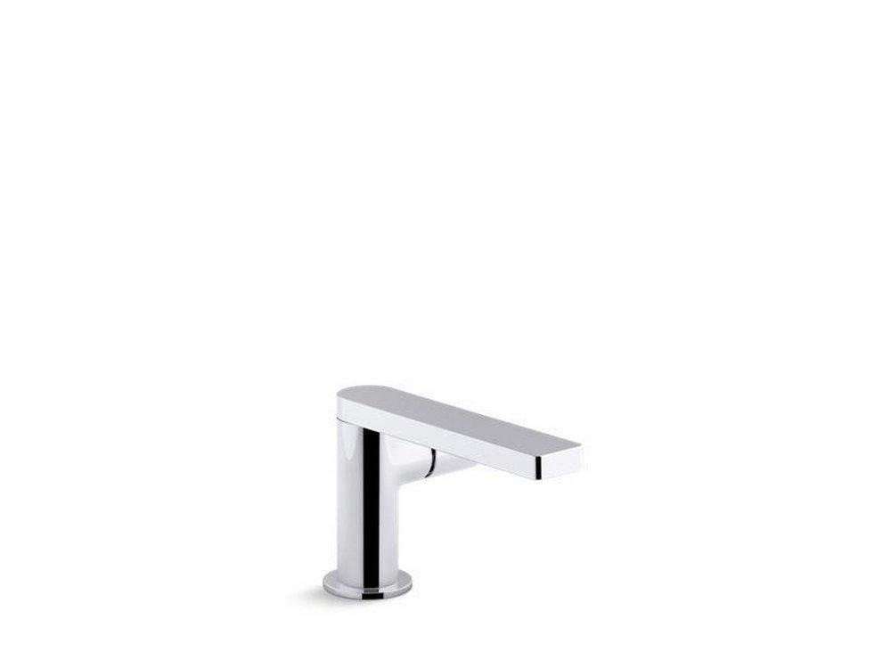 Single Handle Monoblock Bathroom Sink Faucet In Polished Chrome Bathroom Faucets Polished Chrome