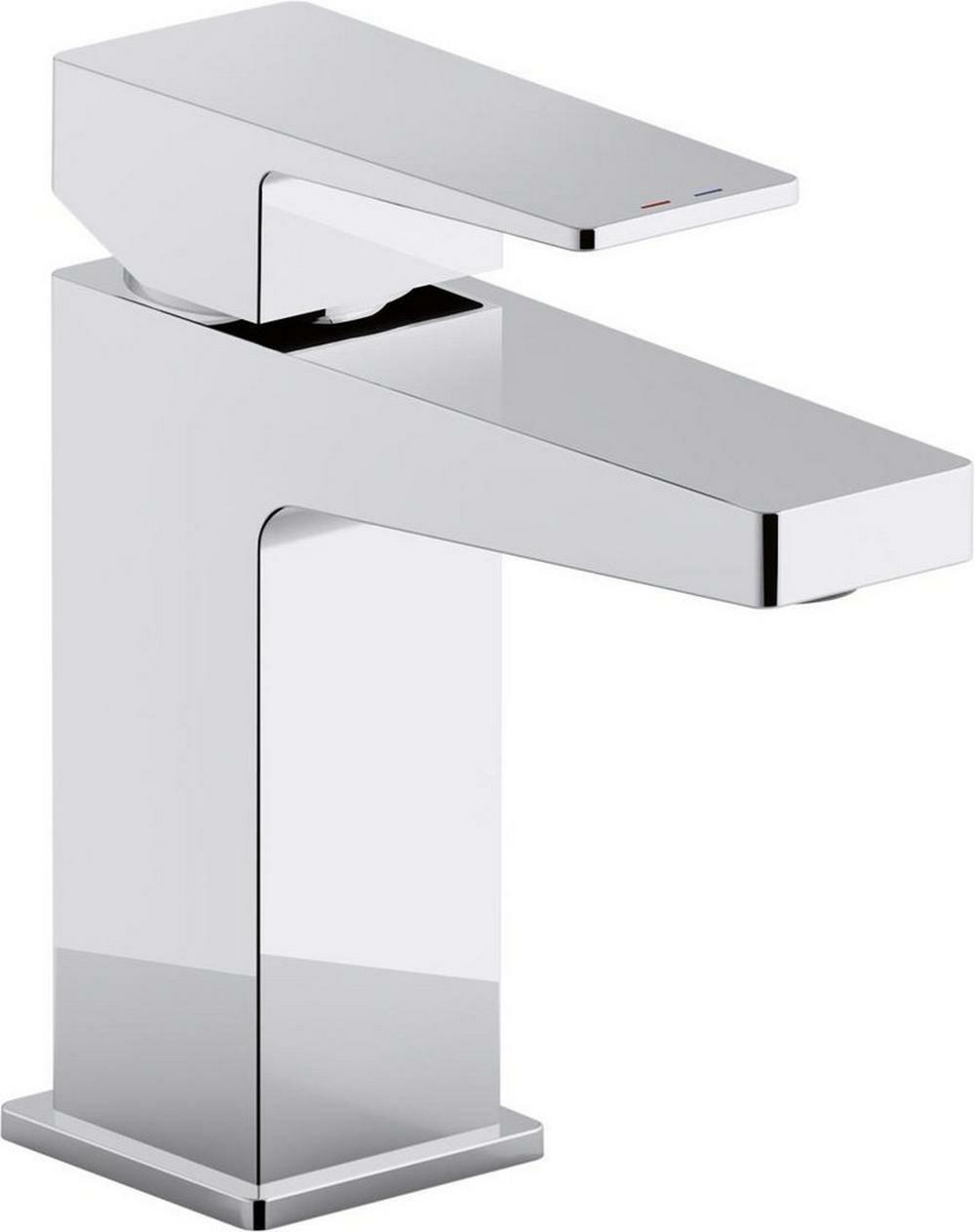 Single Handle Monoblock Bathroom Sink Faucet In Polished Chrome Bathroom Faucets Polished Chrome