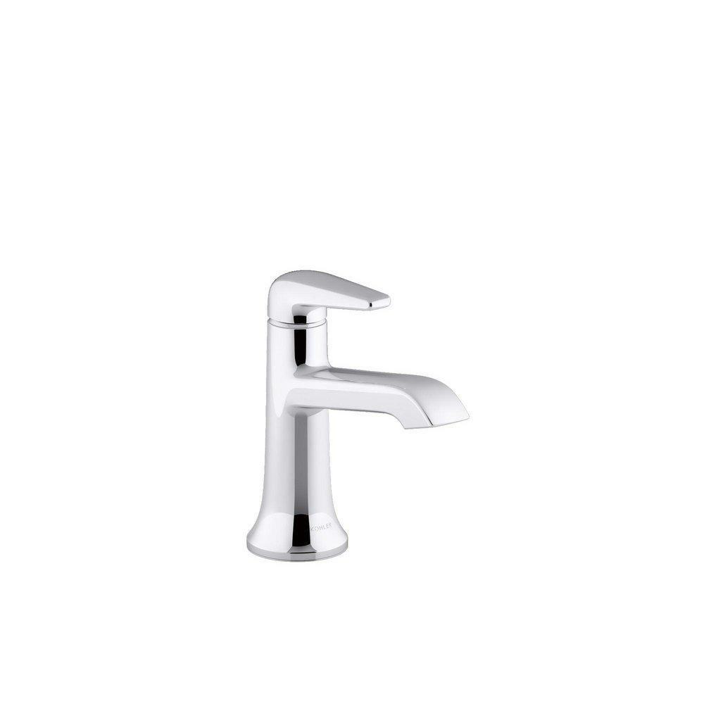 Single Handle Monoblock Bathroom Sink Faucet In Polished Chrome Bathroom Faucets Polished Chrome