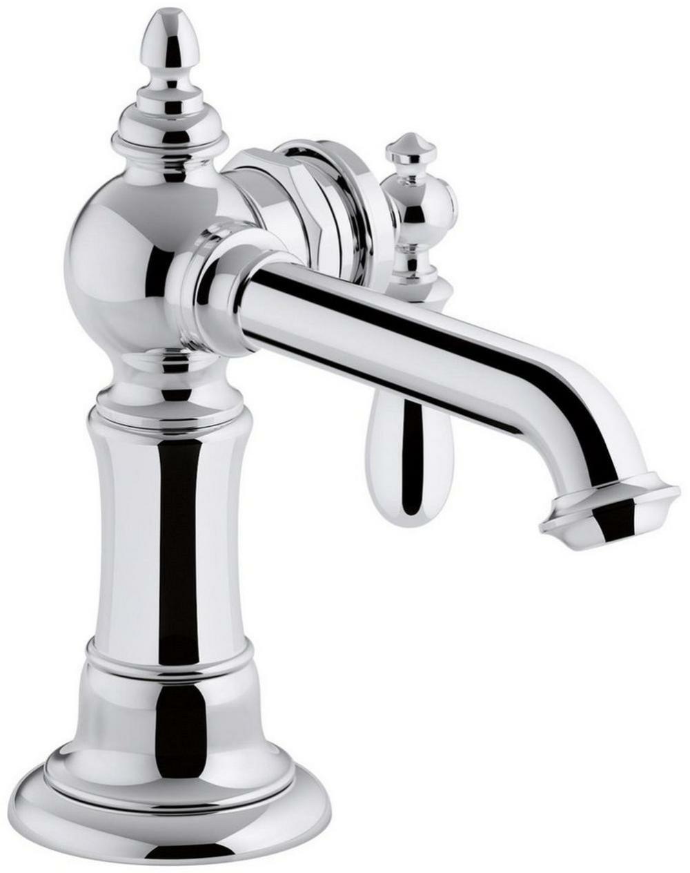 Single Handle Monoblock Bathroom Sink Faucet In Polished Chrome Bathroom Faucets Polished Chrome