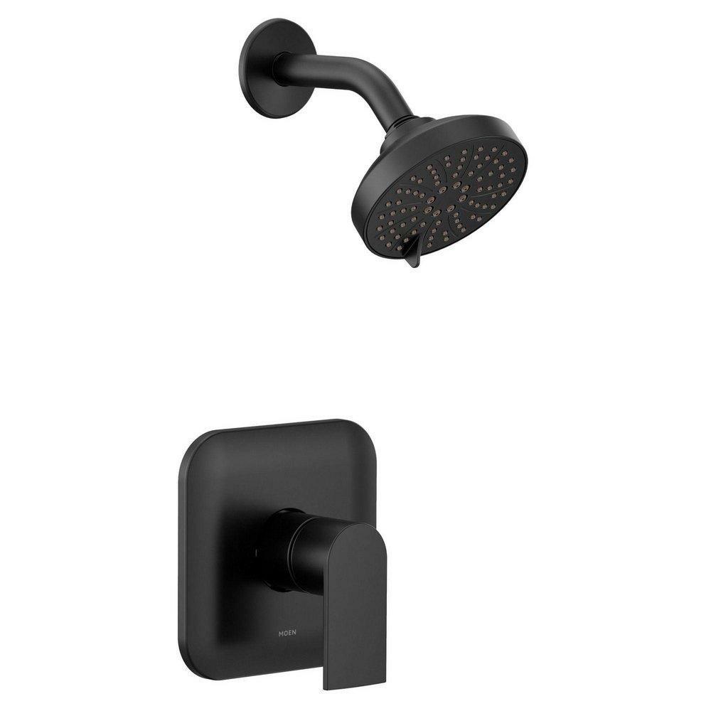 Single Handle Multi Function Shower Faucet In Matte Black (Trim Only) Bathroom Faucets