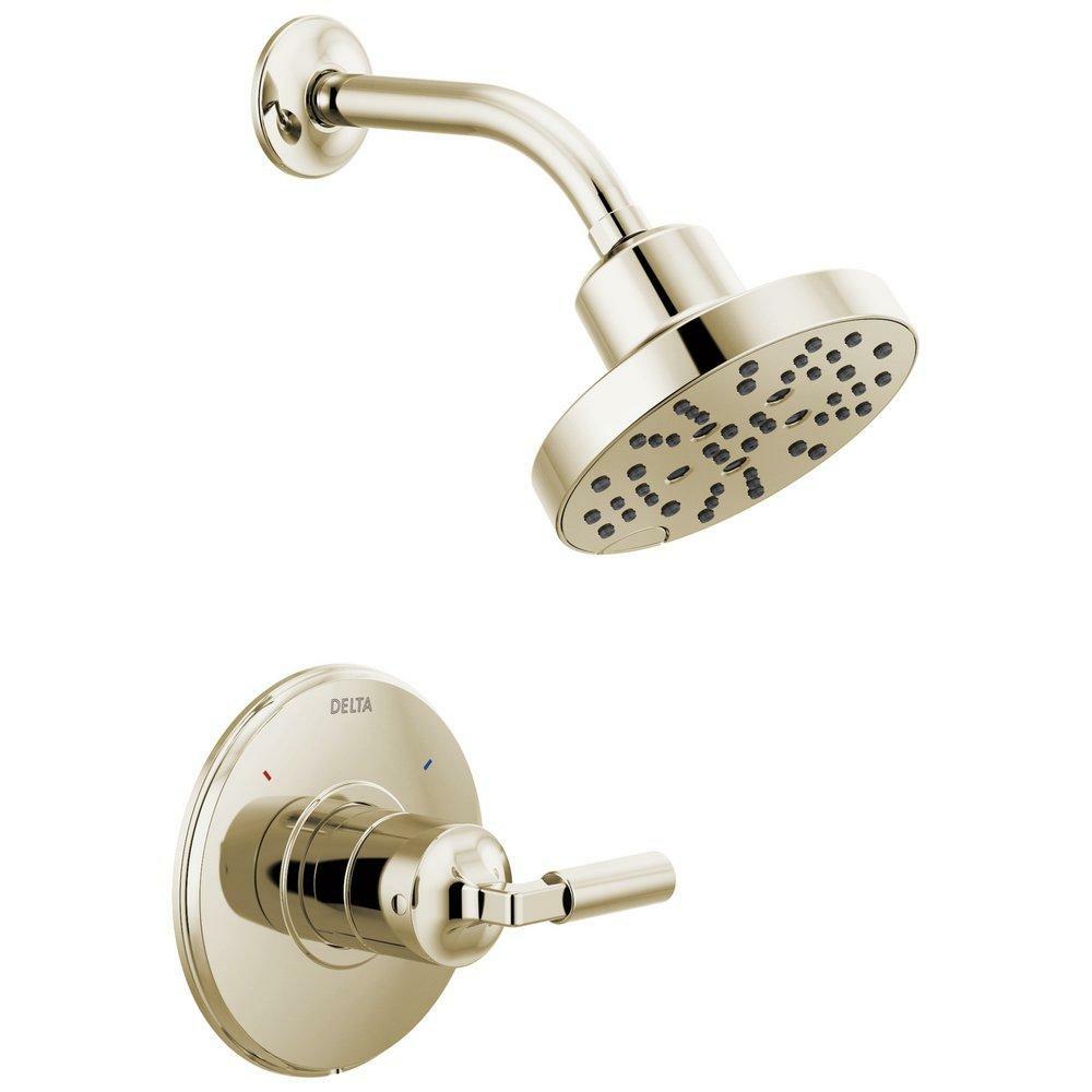 Single Handle Multi Function Shower Faucet In Polished Nickel (Trim Only) Bathroom Faucets Polished Nickel