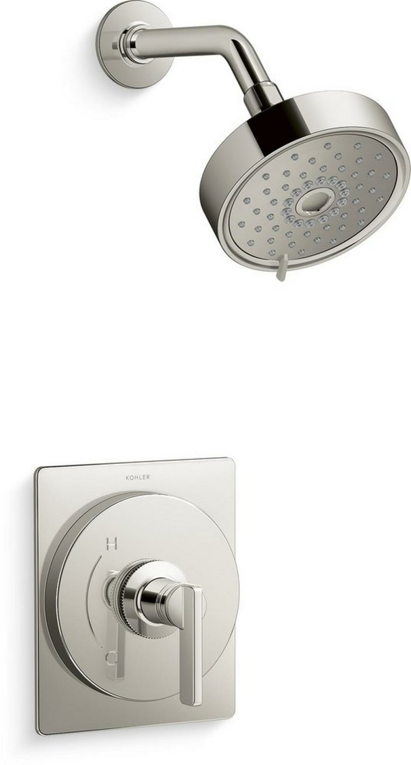 Single Handle Multi Shower Faucet In Vibrant Polished Nickel Bathroom Faucets