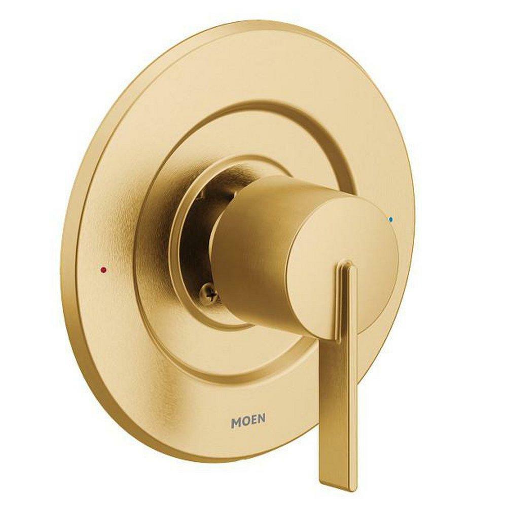 Single Handle Pressure Balancing Valve Trim In Brushed Gold Bathroom Faucets Brushed Gold