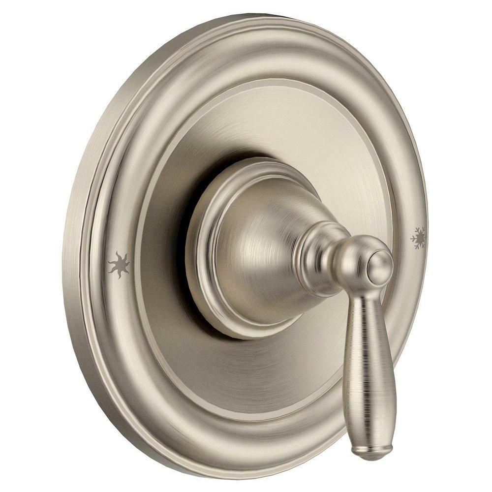 Single Handle Pressure Balancing Valve Trim In Brushed Nickel Bathroom Faucets Brushed Nickel