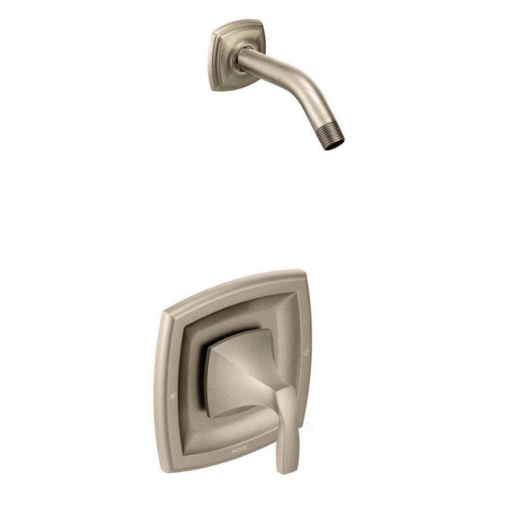 Single Handle Shower Faucet In Brushed Nickel (Trim Only) Bathroom Faucets Brushed Nickel