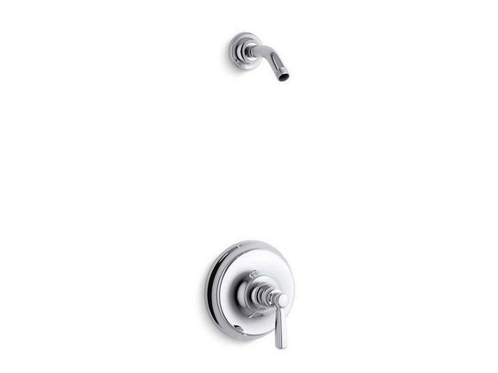 Single Handle Shower Faucet In Polished Chrome (Trim Only) Bathroom Faucets Polished Chrome