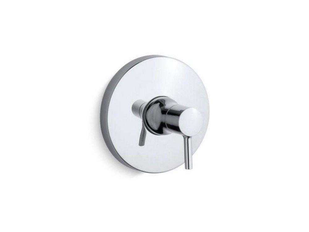 Single Handle Shower Faucet In Polished Chrome (Trim Only) Bathroom Faucets Polished Chrome