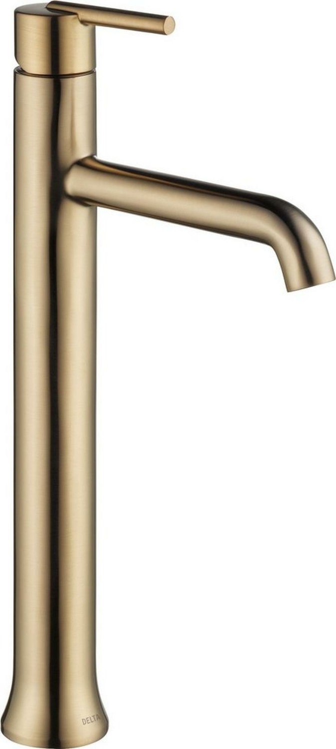 Single Handle Vessel Filler Bathroom Sink Faucet In Brilliance® Champagne Bronze Bathroom Faucets Brilliance Champagne Bronze