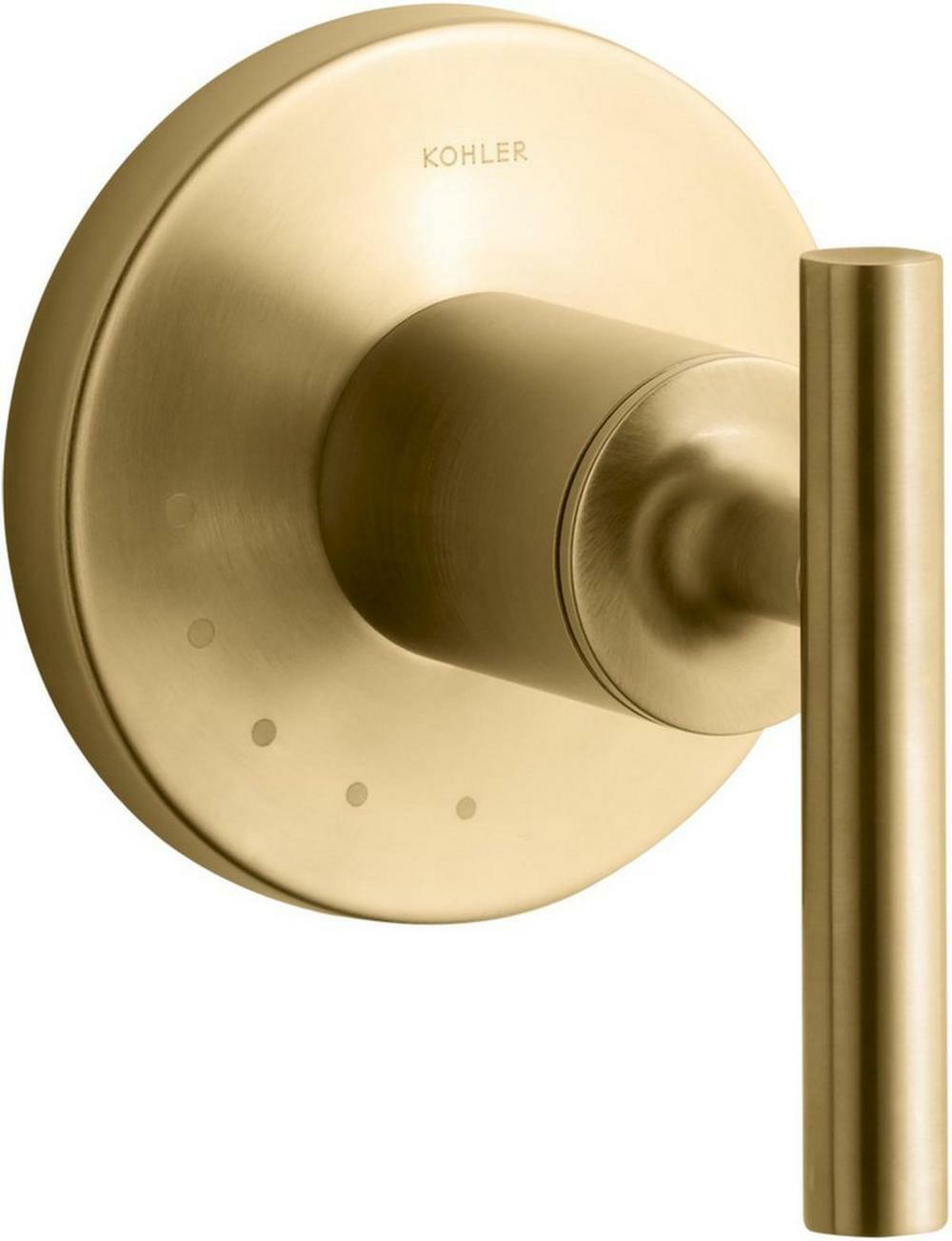 Single Handle Volume Control Valve Trim In Vibrant® Brushed Moderne Brass Bathroom Faucets Vibrant Brushed Moderne Brass