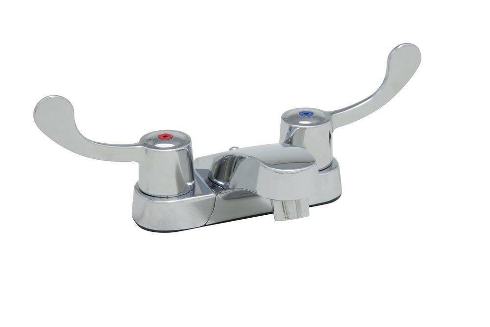 Two Handle Centerset Bathroom Sink Faucet In Chrome Bathroom Faucets Chrome