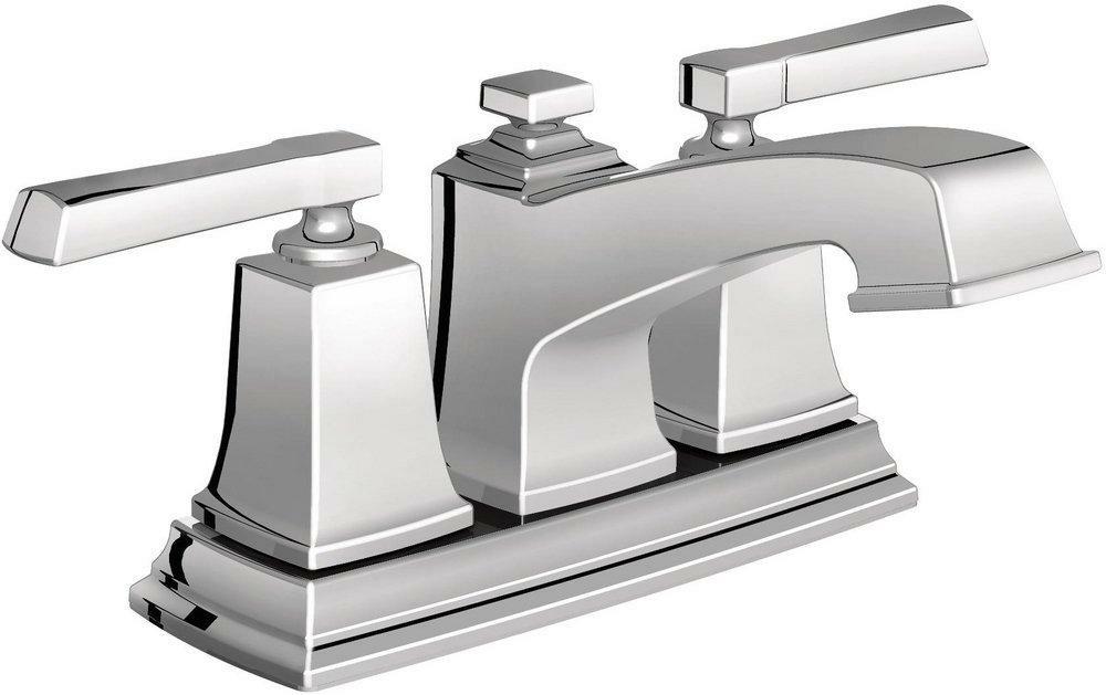 Two Handle Centerset Bathroom Sink Faucet In Chrome Bathroom Faucets Chrome