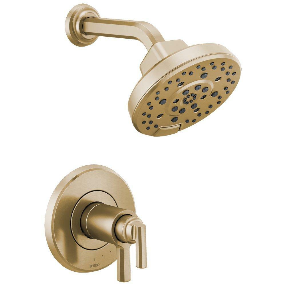 Two Handle Multi Function Shower Faucet In Luxe Gold (Trim Only) Bathroom Faucets Luxe Gold