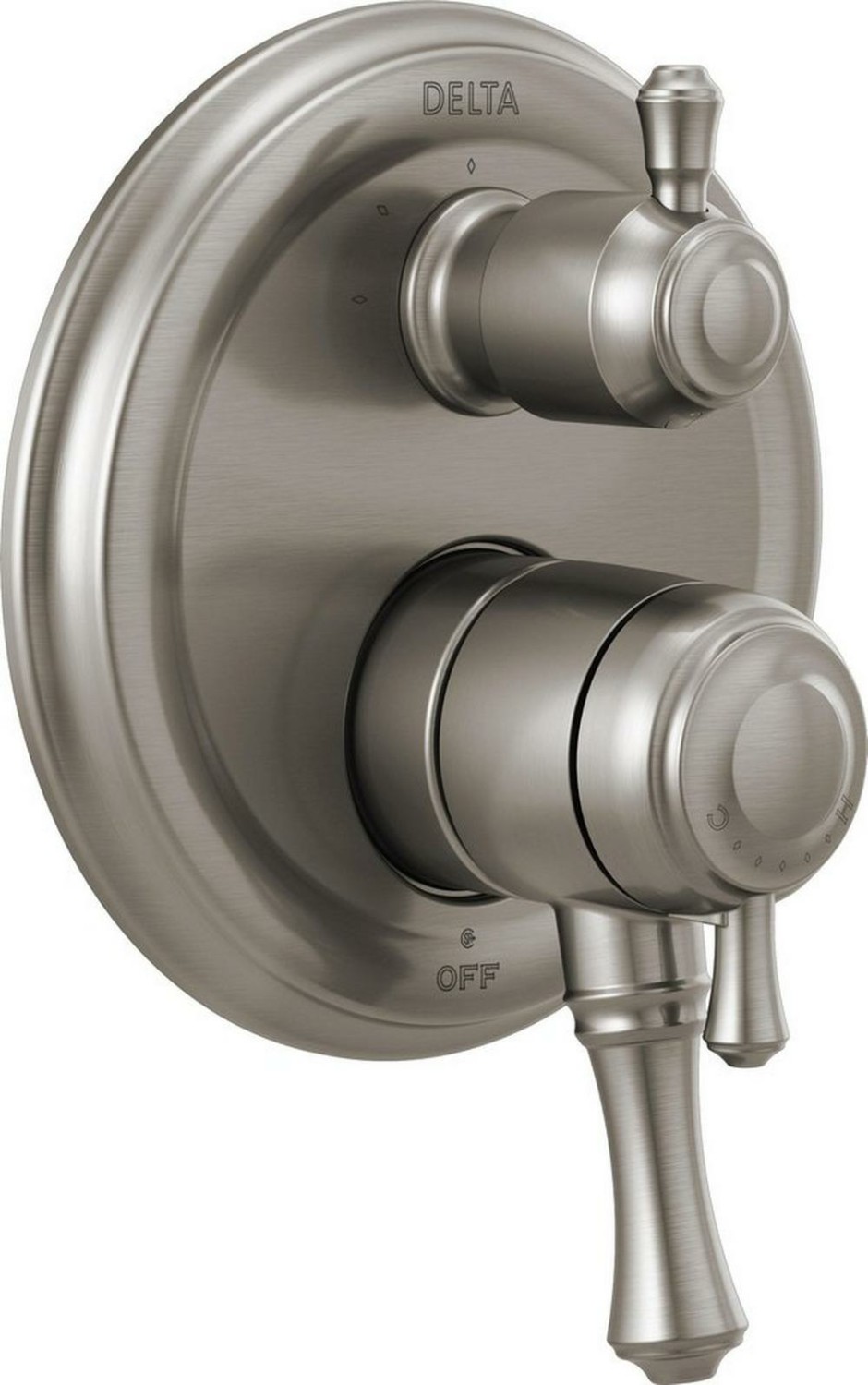 Two Handle Pressure Balancing Valve Trim In Brilliance® Stainless Bathroom Faucets Brilliance Stainless