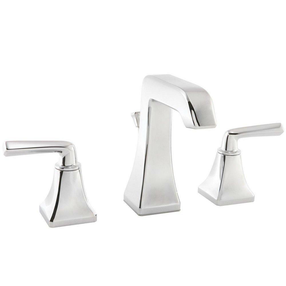 Two Handle Widespread Bathroom Sink Faucet In Polished Chrome Bathroom Faucets Polished Chrome