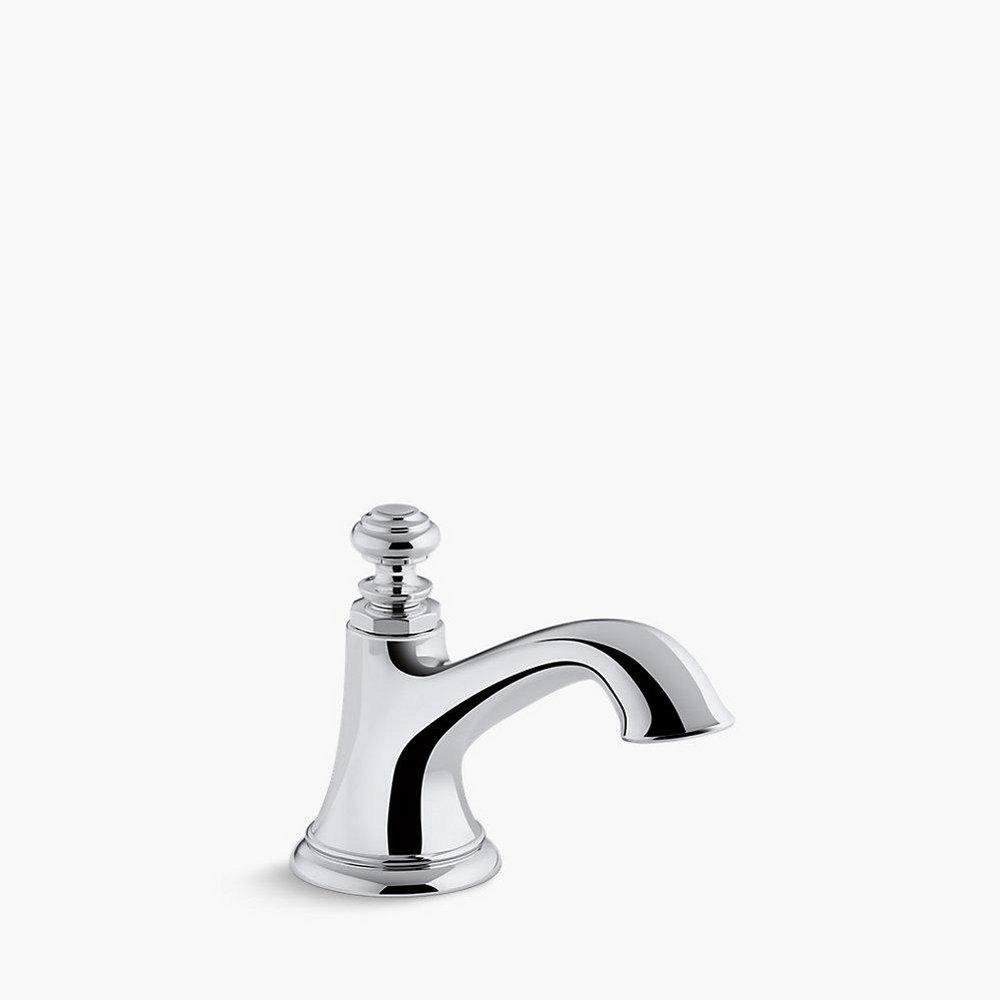 Two Handle Widespread Bathroom Sink Faucet In Polished Chrome (Handles Sold Separately) Bathroom Faucets Polished Chrome