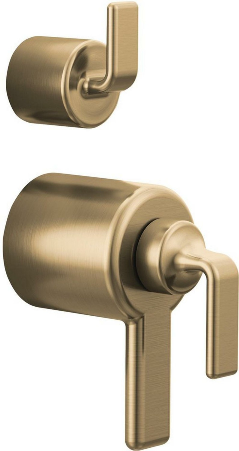 Zinc Handle Kit In Luxe Gold Bathroom Faucets Brilliance Luxe Gold