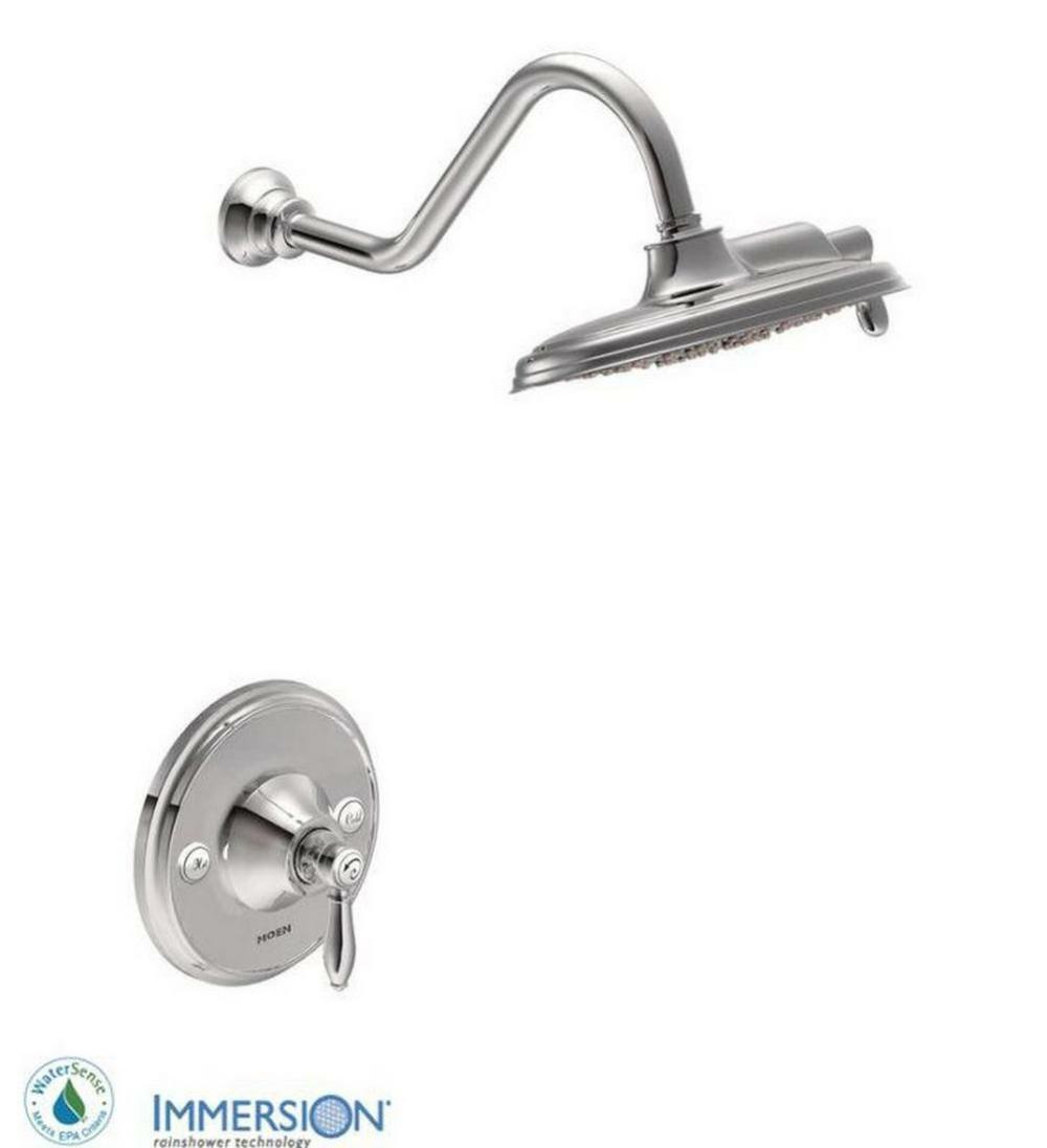 Single Handle Dual Function Shower Faucet In Polished Chrome (Trim Only) Bathroom Faucets Polished Chrome