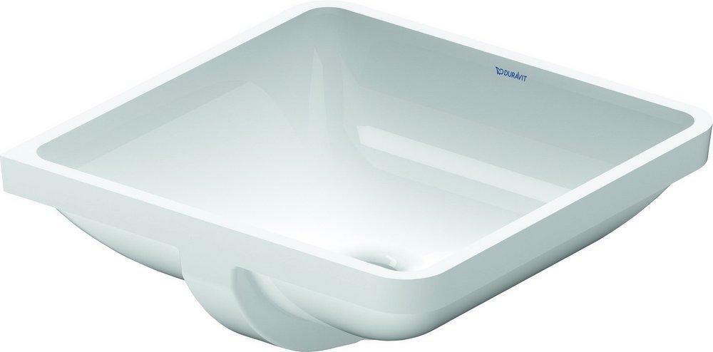 18-1/4 X 18-1/4 In. Square Undermount Bathroom Sink In White Bathroom Sinks White