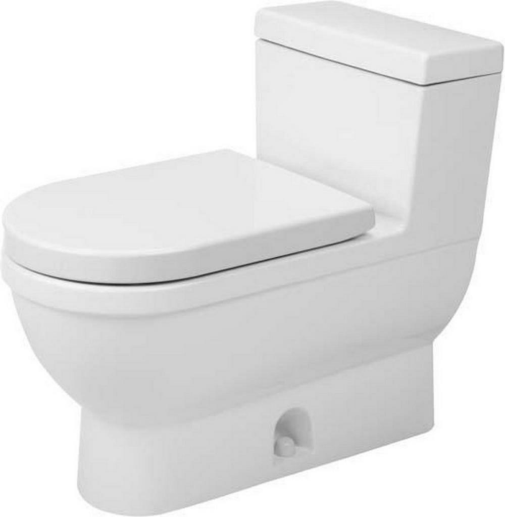 1.28 Gpf Elongated One Piece Toilet In White Residential Toilets White