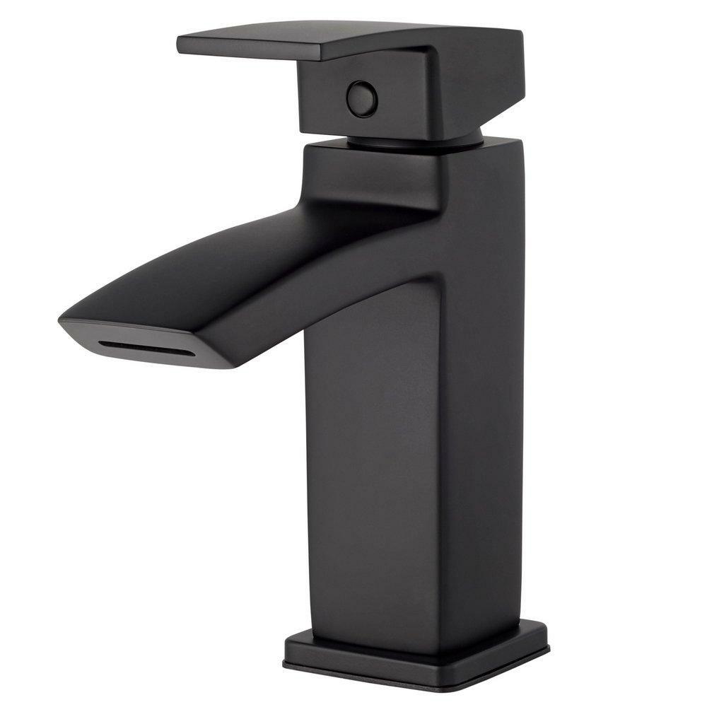 Single Handle Centerset Bathroom Sink Faucet In Matte Black Bathroom Faucets Matte Black